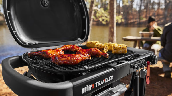 Weber Traveler® Compact Portable Gas Grill