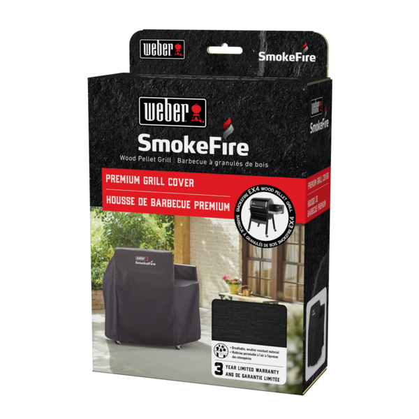 Premium Grill Cover Compatible with SmokeFire EX4/EPX4/ELX4 Wood Fired Pellet Grill