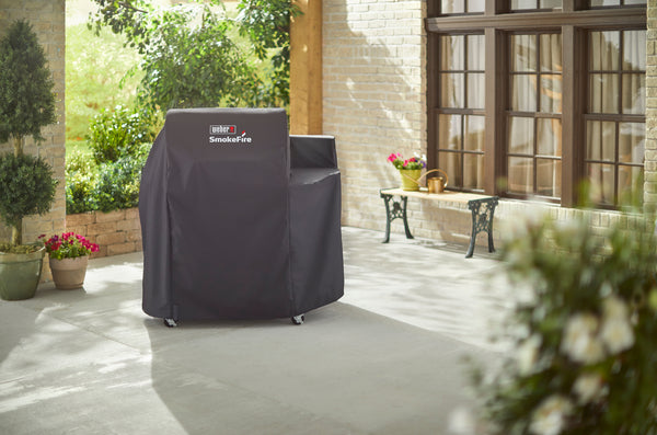 Premium Grill Cover Compatible with SmokeFire EX4/EPX4/ELX4 Wood Fired Pellet Grill