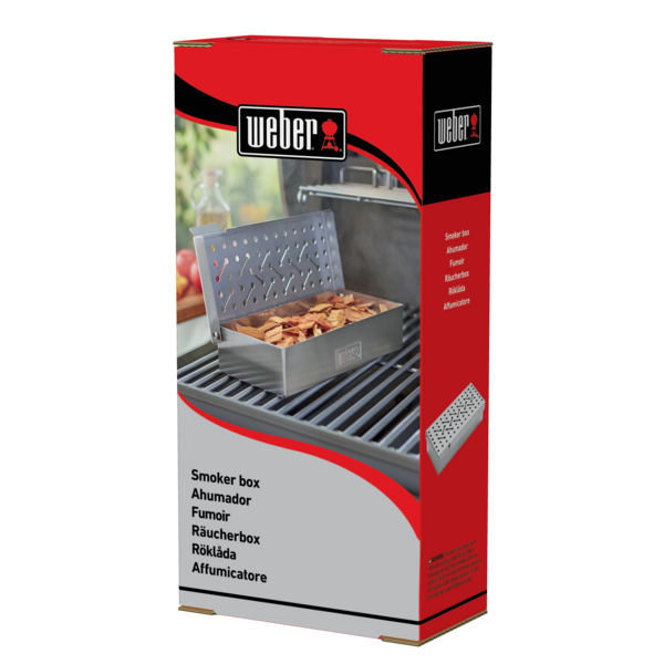 Weber Smoker Box - Weber Q 200/2000 & larger gas grills