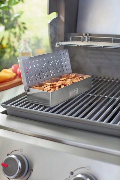 Weber Smoker Box - Weber Q 200/2000 & larger gas grills