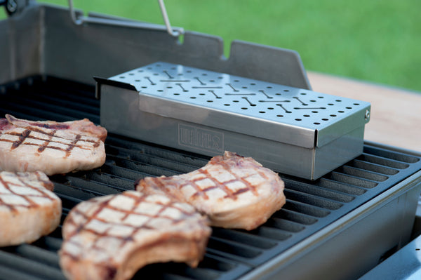 Weber Smoker Box - Weber Q 200/2000 & larger gas grills