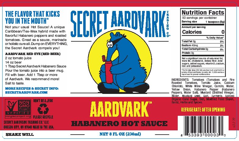 Secret Aardvark Habanero Hot Sauce
