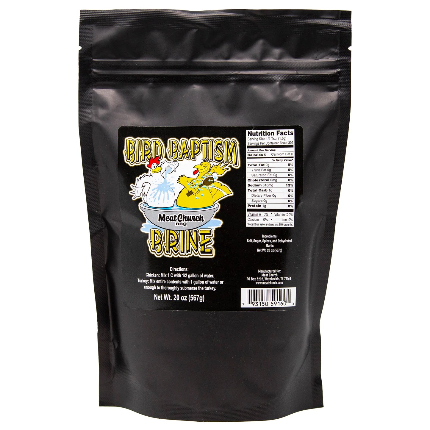 Meat Bird Baptism Brine - 20oz