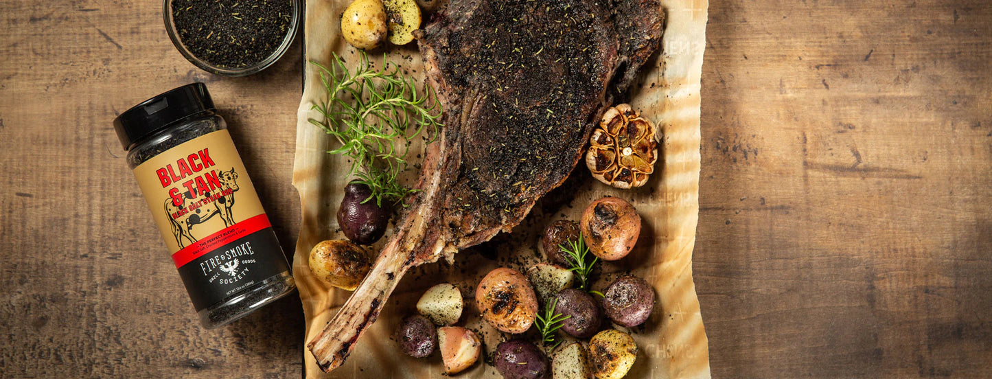 Fire & Smoke Society Black & Tan Steak Rub