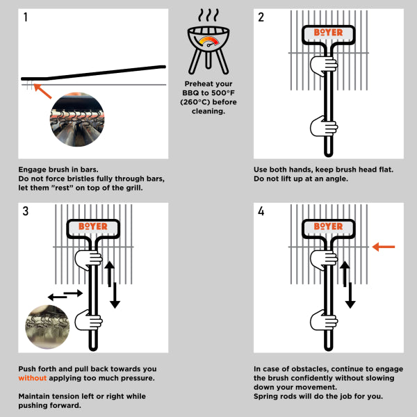 Boyer Brush™ – The Safest Grill Brush