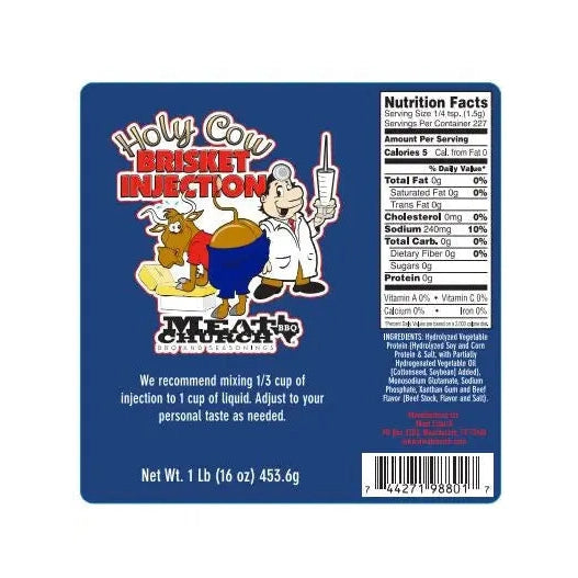 Meat Church Holy Cow Brisket Injection16 oz Meat Church BBQ Chilliwack BBQ Supply