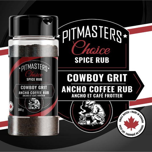 Pitmasters Choice Spice Rub Cowboy Grit Ancho Coffee Rub