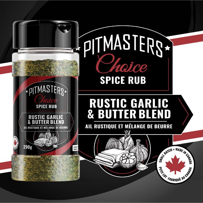Pitmasters Choice Spice Rub Rustic Garlic & Butter Blend