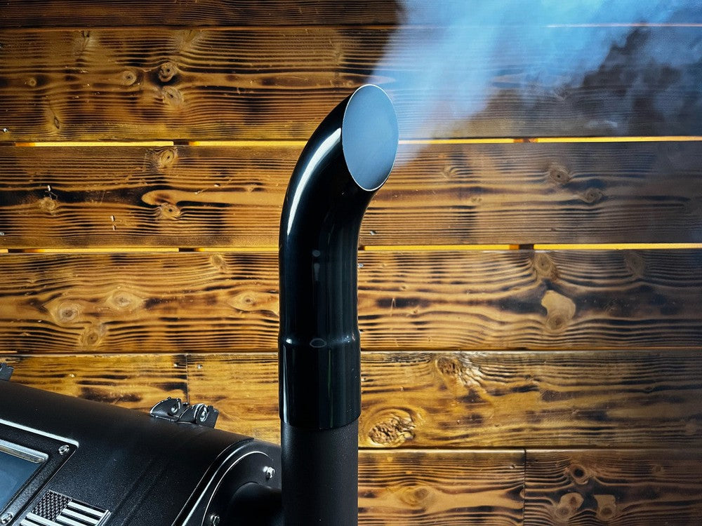 Pimp My Grill Black Pellet Grill Smoke Stack Trucker Series Fits GMG / Yoder Smokers