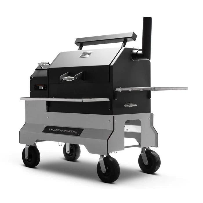Yoder Smokers YS640S Competition Pellet Grill w/ Stainless Steel Shelves