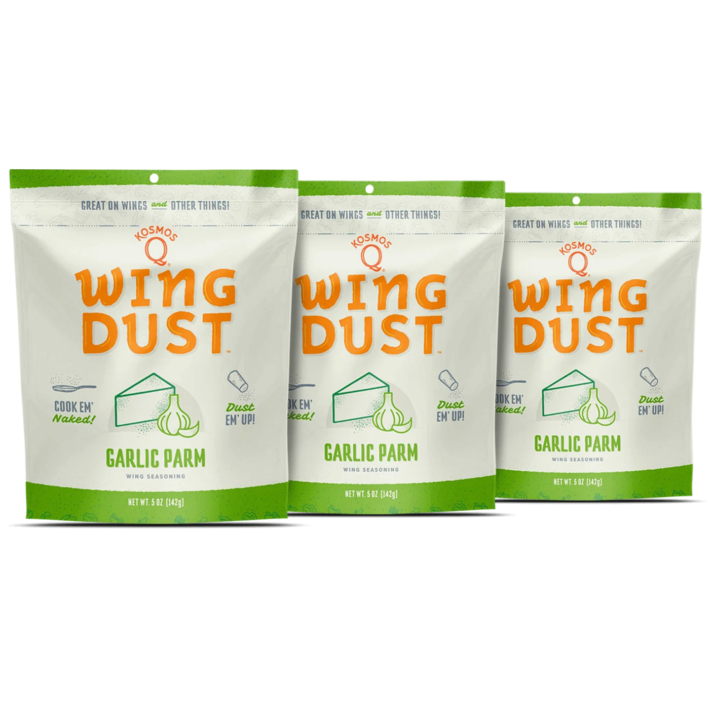 Kosmos Q Garlic Parm Wing Dust Seasoning