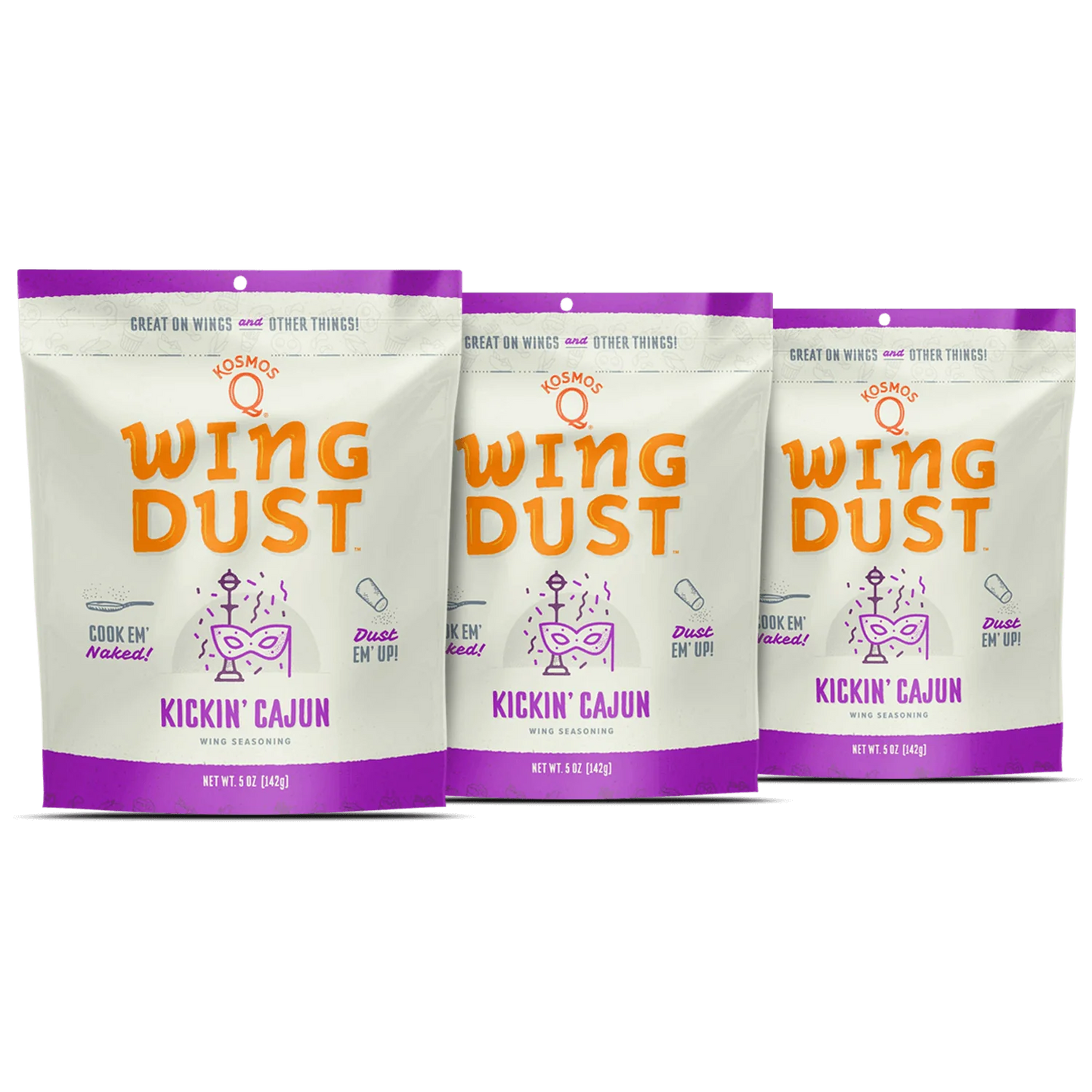 Kosmos Q Kickin' Cajun Wing Dust Seasoning