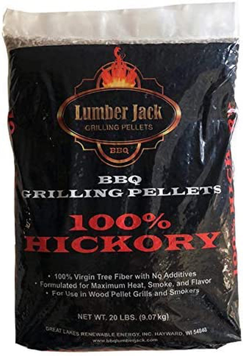 Lumber Jack 100% Hickory BBQ Pellets 20 lbs Lumber Jack Chilliwack BBQ Supply