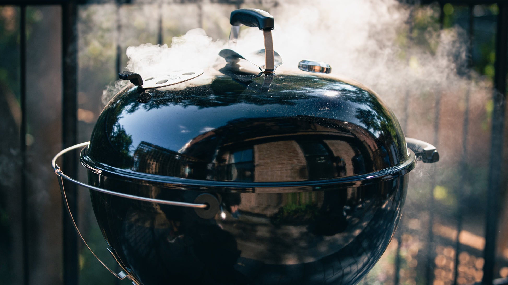Master-Touch Charcoal Grill 22" Deep Ocean Blue Weber Chilliwack BBQ Supply