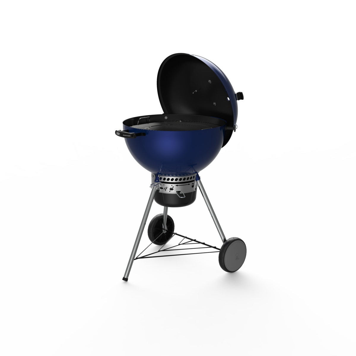 Master-Touch Charcoal Grill 22" Deep Ocean Blue Weber Chilliwack BBQ Supply