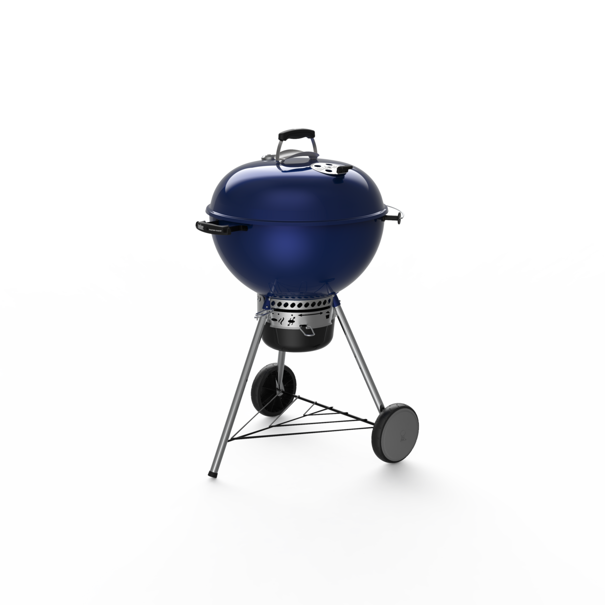 Master-Touch Charcoal Grill 22" Deep Ocean Blue Weber Chilliwack BBQ Supply