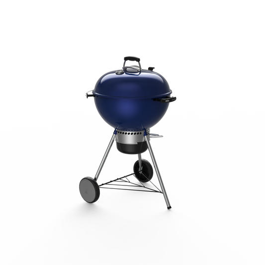 Master-Touch Charcoal Grill 22" Deep Ocean Blue Weber Chilliwack BBQ Supply