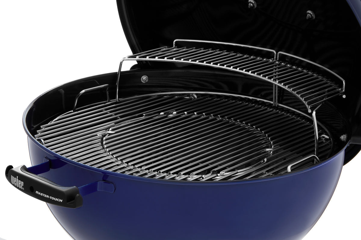 Master-Touch Charcoal Grill 22" Deep Ocean Blue Weber Chilliwack BBQ Supply