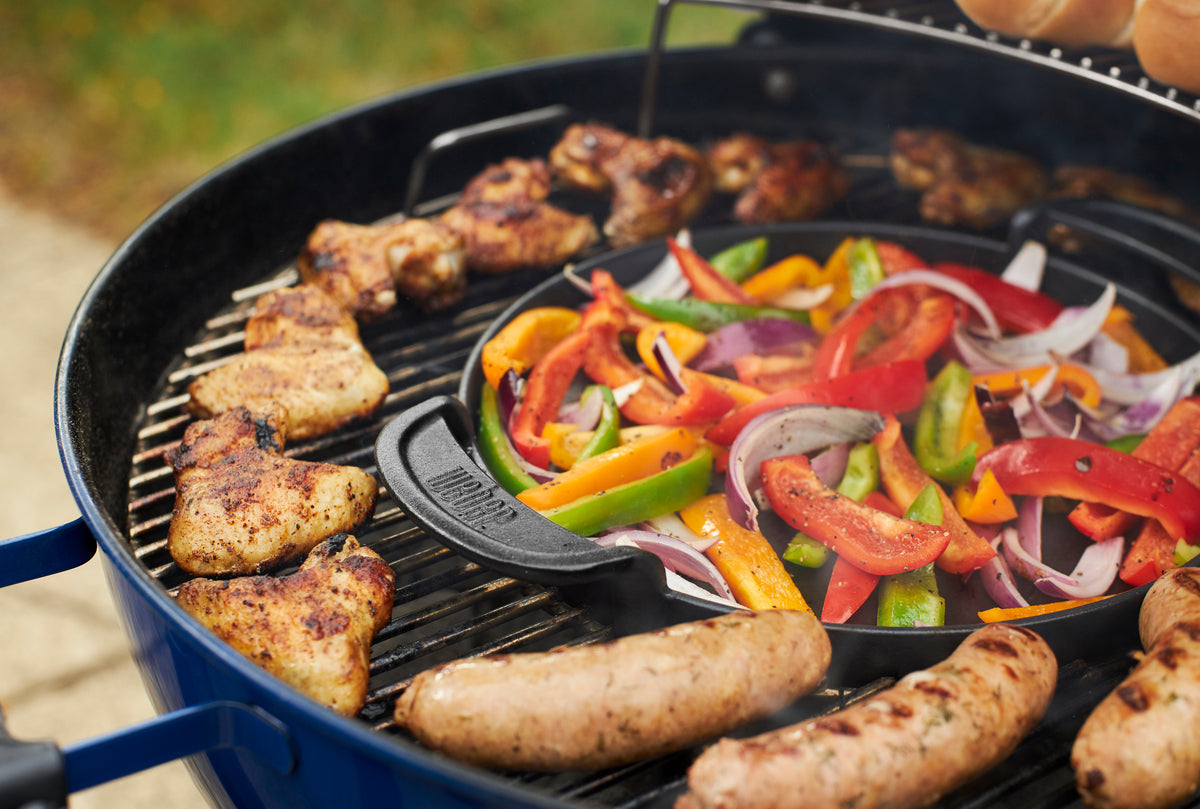 Master-Touch Charcoal Grill 22" Deep Ocean Blue Weber Chilliwack BBQ Supply