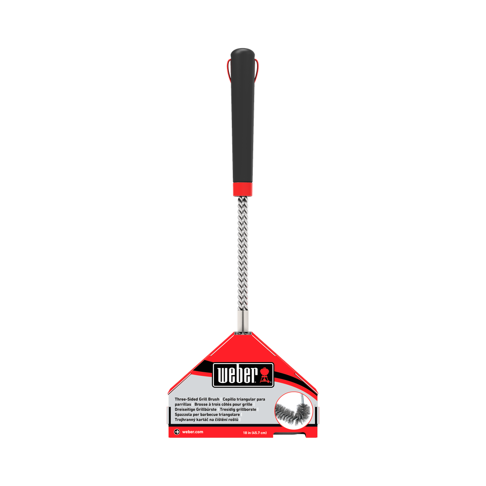 Weber Grill Brush - 18” Three-Sided Weber Chilliwack BBQ Supply