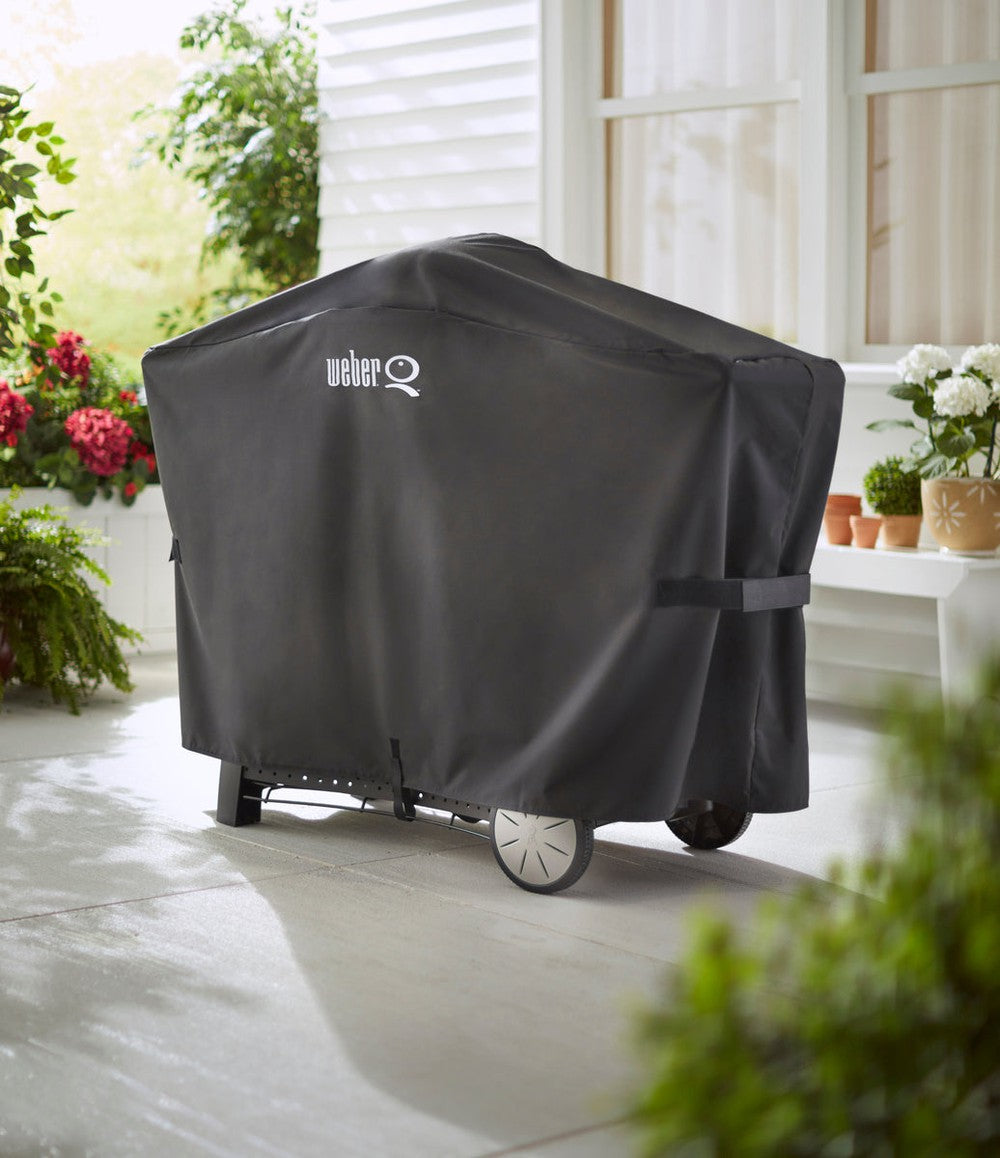 Weber Premium Grill Cover - Q 2000 series with cart and Q 3000 series Weber Chilliwack BBQ Supply