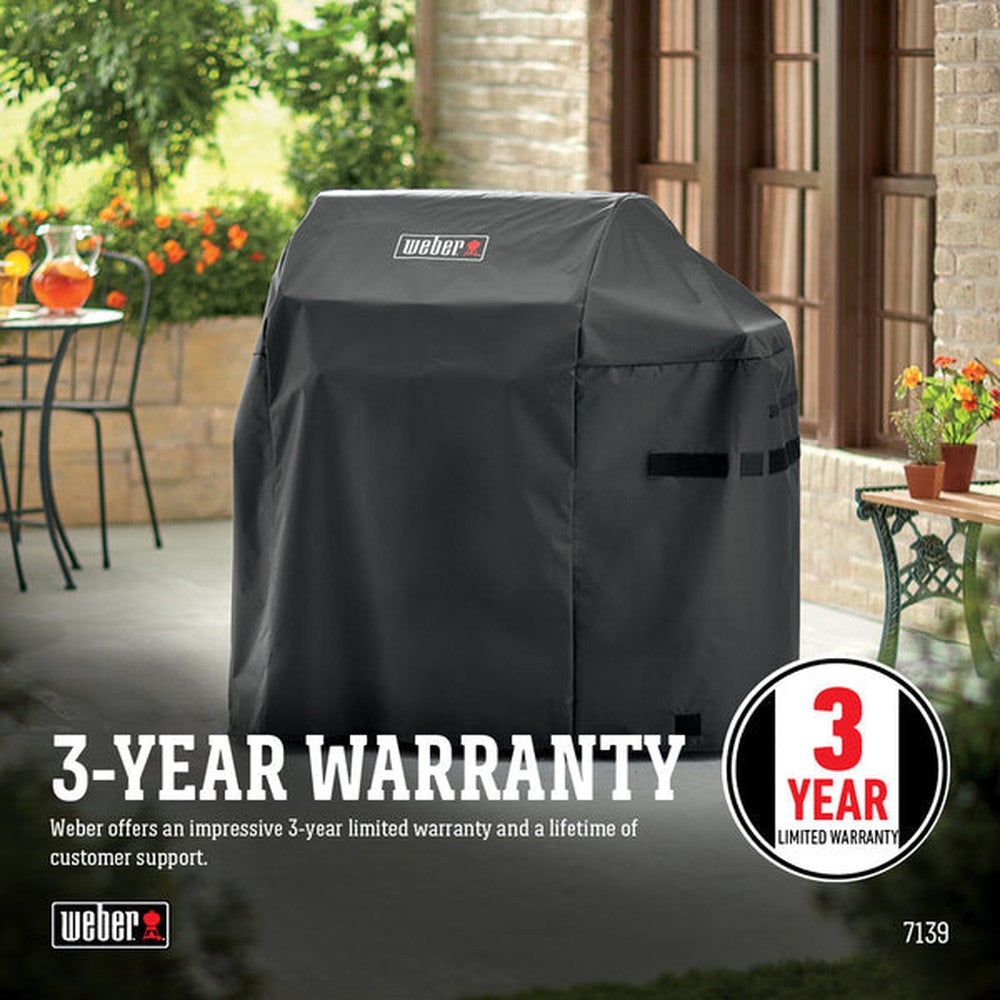Weber Premium Grill Cover - Spirit II 300, Spirit/Spirit SX 300, Spirit 200 side controls Weber Chilliwack BBQ Supply