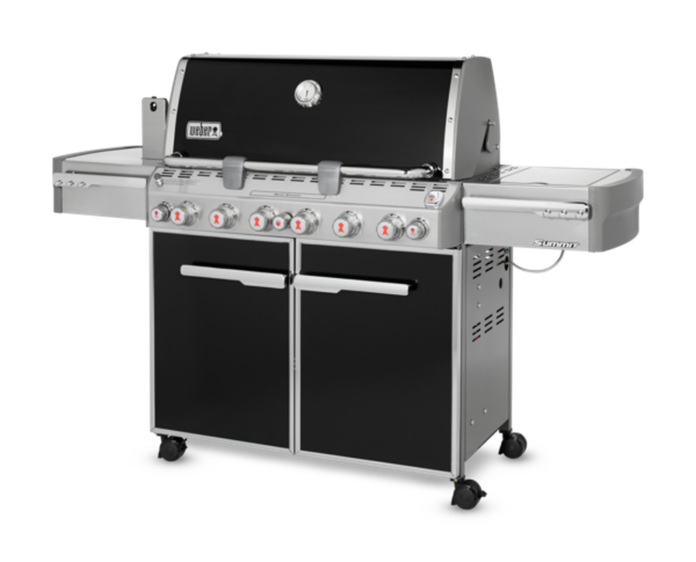Summit E-670 6-Burner 100,000 BTU Propane Gas Grill in Black Weber Chilliwack BBQ Supply