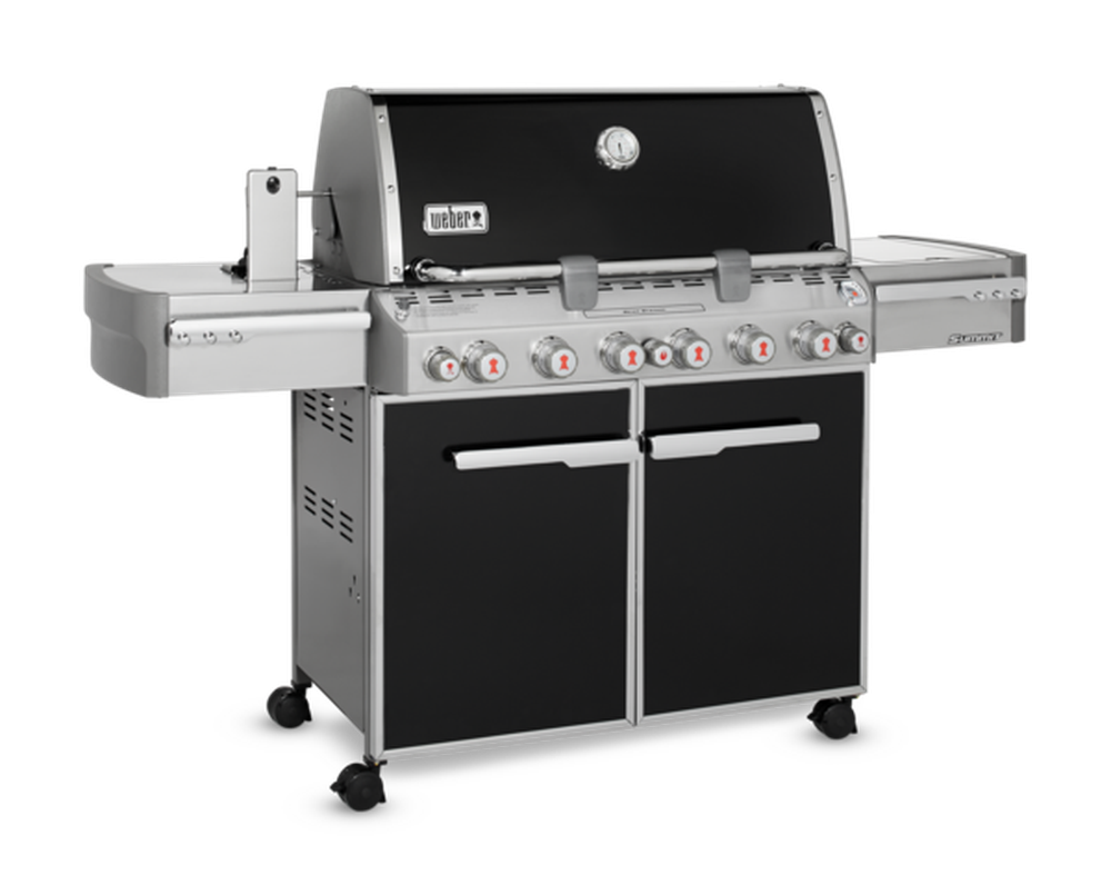 Summit E-670 6-Burner 100,000 BTU Propane Gas Grill in Black Weber Chilliwack BBQ Supply
