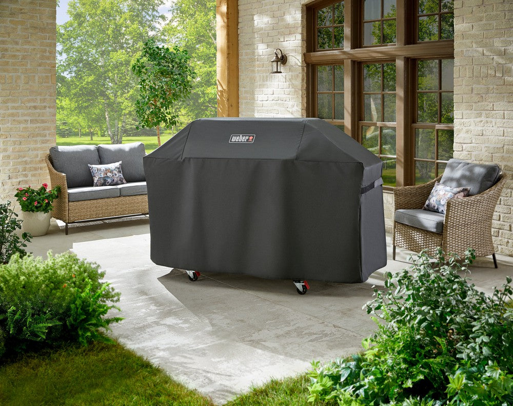 Weber Premium Grill Cover – GENESIS 400 Series Weber Chilliwack BBQ Supply