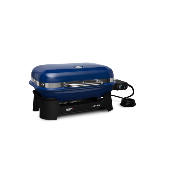 Weber Lumin Compact Electric Grill - Deep Ocean Blue Weber Chilliwack BBQ Supply