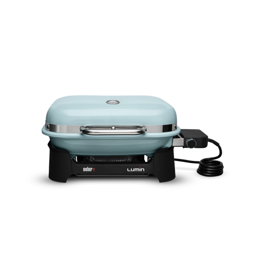 Weber Lumin Compact Electric Grill - Ice Blue Weber Chilliwack BBQ Supply