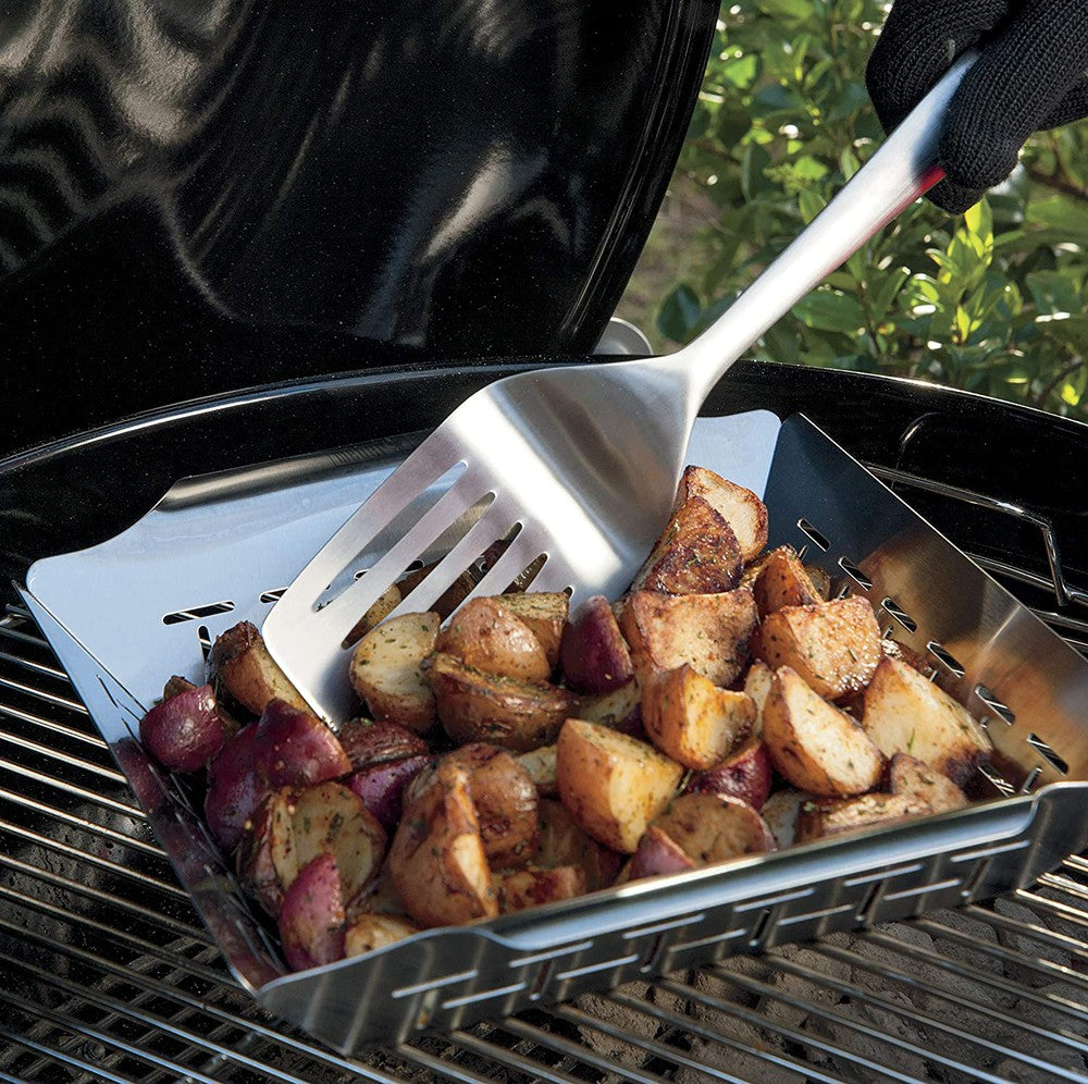Weber Deluxe Grilling Basket - Large Weber Chilliwack BBQ Supply