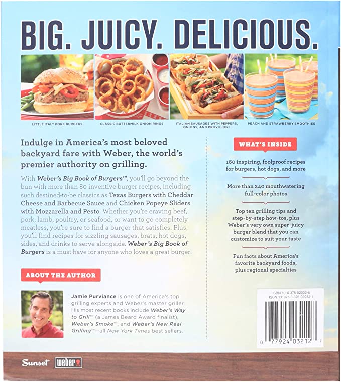 Weber Big Book of Burgers Weber Chilliwack BBQ Supply