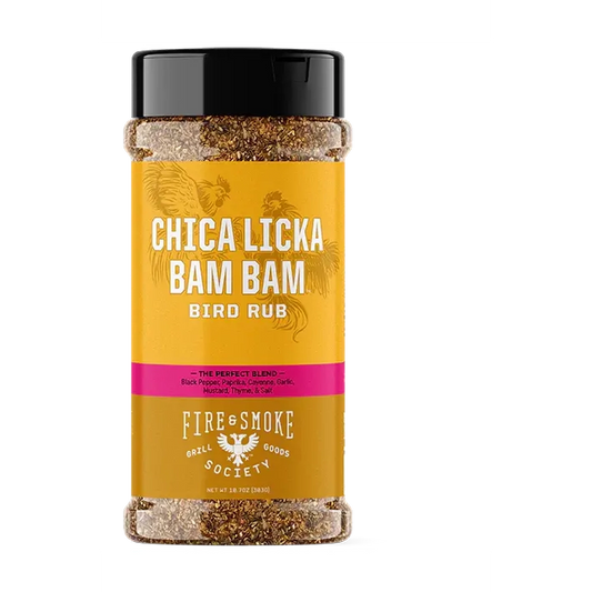 Fire & Smoke Society Chicka Licka Bam Bam Bird Rub 10.7 oz Fire & Smoke Society Chilliwack BBQ Supply