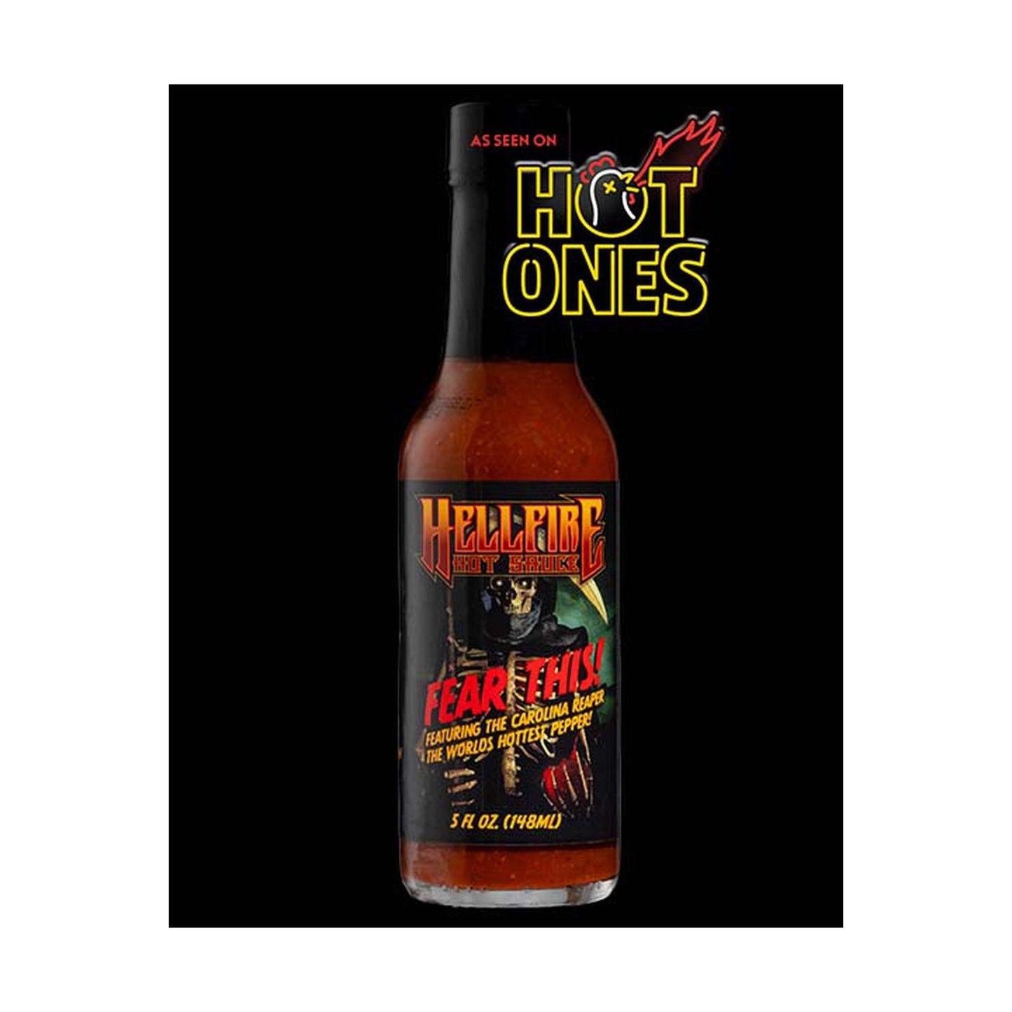 Hellfire Fear This! Reaper Hot Sauce Hellfire Hot Sauce Chilliwack BBQ Supply