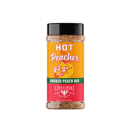 Fire & Smoke Society Hot For Peacher 12.05 oz Fire & Smoke Society Chilliwack BBQ Supply