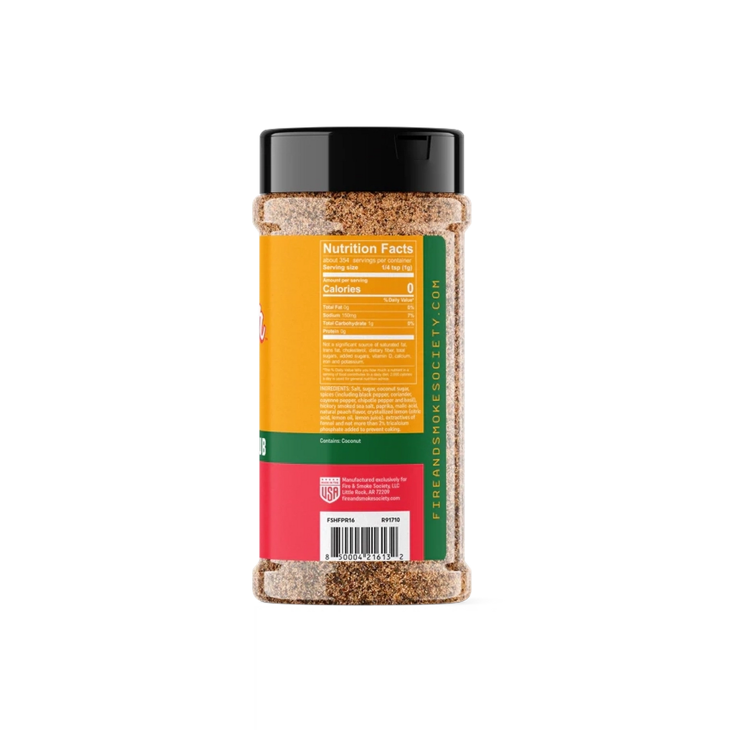 Fire & Smoke Society Hot For Peacher 12.05 oz Fire & Smoke Society Chilliwack BBQ Supply