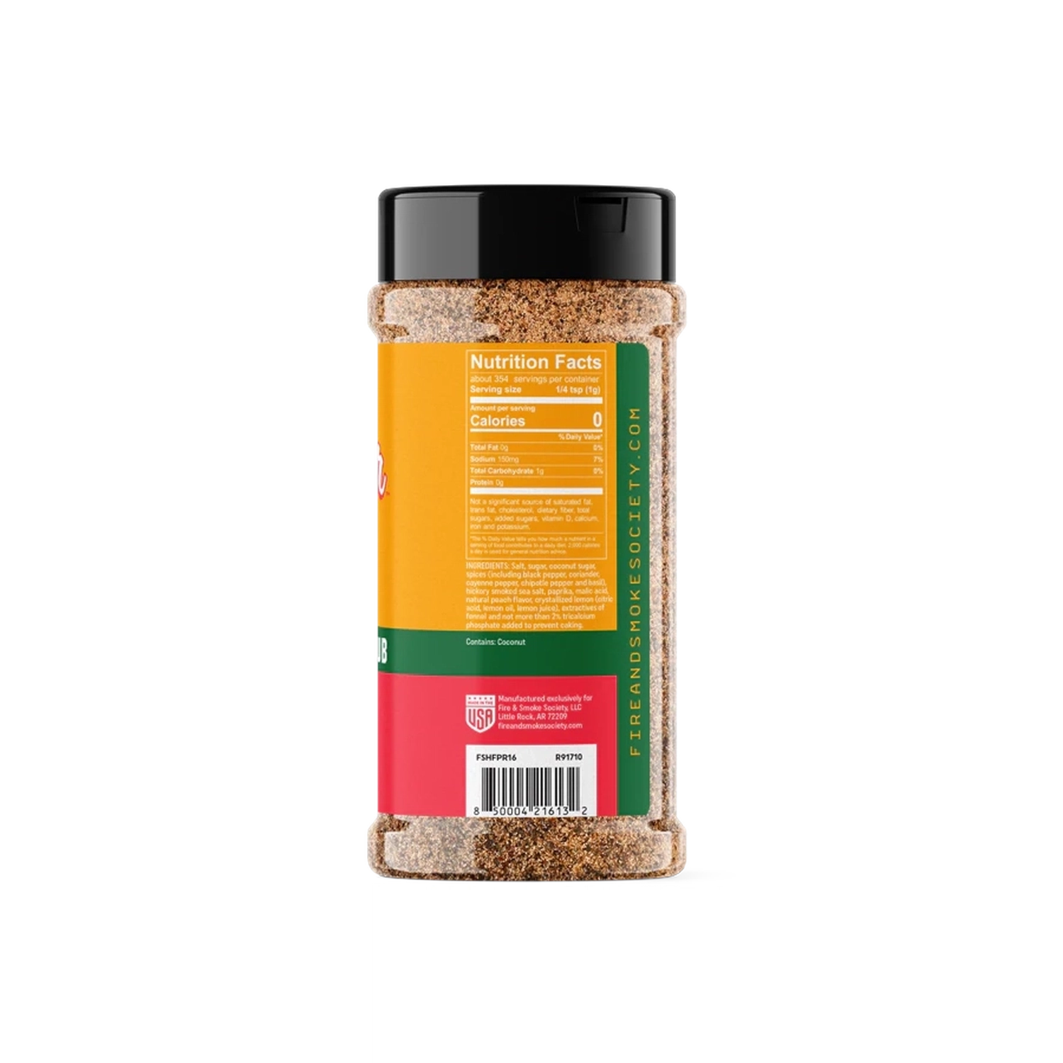 Fire & Smoke Society Hot For Peacher 12.05 oz Fire & Smoke Society Chilliwack BBQ Supply