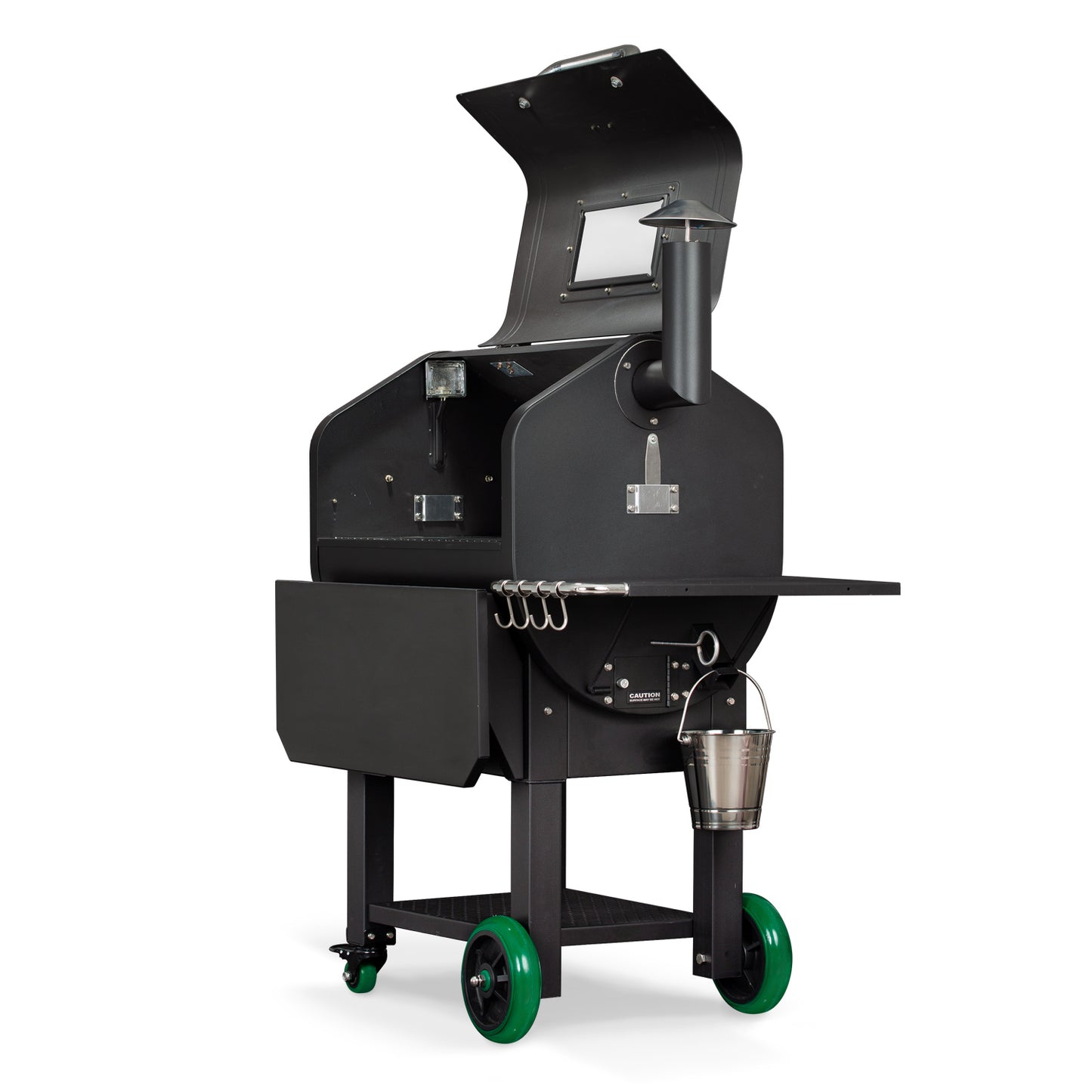 Green Mountain Grills Ledge Prime SS Wi-Fi, Rotisserie-Enabled, w/Light & Folding Shelf Green Mountain Grills Chilliwack BBQ Supply