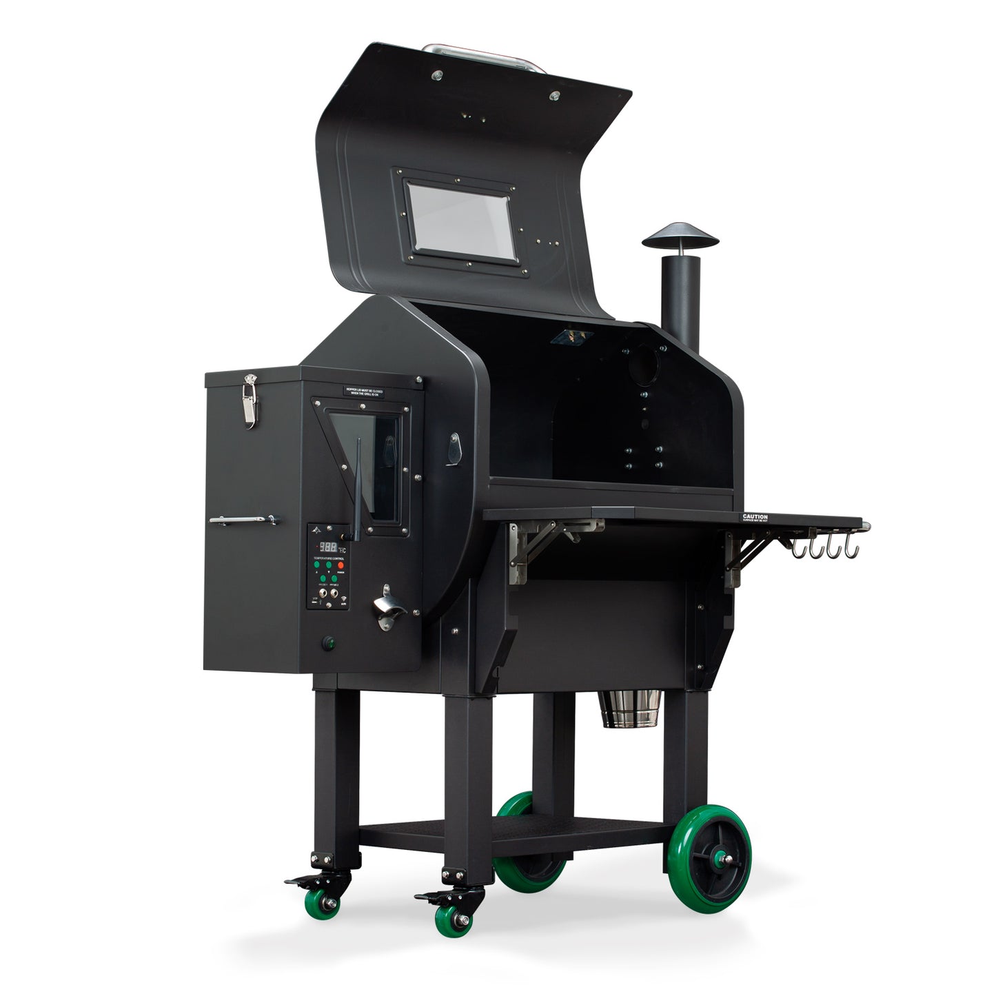 Green Mountain Grills Ledge Prime SS Wi-Fi, Rotisserie-Enabled, w/Light & Folding Shelf Green Mountain Grills Chilliwack BBQ Supply