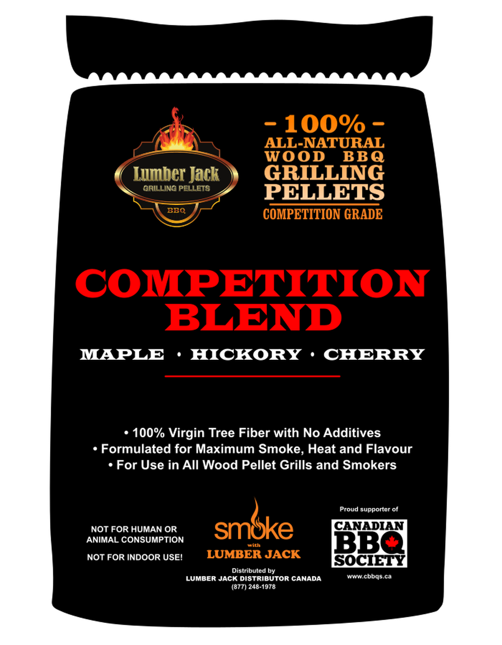 Lumber Jack Competition Blend BBQ Pellets 40 lbs Lumber Jack Chilliwack BBQ Supply