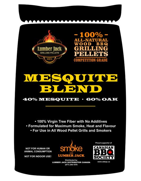 Lumber Jack Mesquite Blend BBQ Pellets 20 lbs Lumber Jack Chilliwack BBQ Supply
