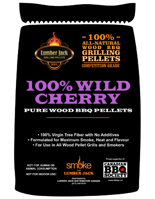 Lumber Jack 100% Wild Cherry BBQ Pellets 20 LB Lumber Jack Chilliwack BBQ Supply