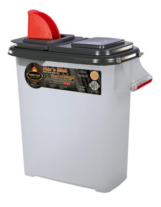 Lumber Jack Pour ‘N Store Wood Pellet Dispensers Lumber Jack Chilliwack BBQ Supply