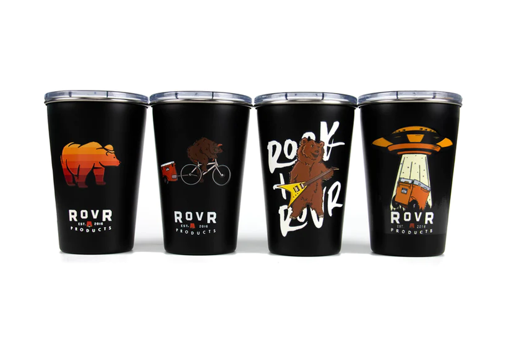 RovR - Single Wall Stainless Steel 4 pack Cup Set RovR Chilliwack BBQ Supply