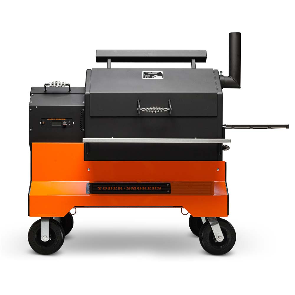 Yoder Smokers YS640S Competition Pellet Grill w/ Stainless Steel Shelves Yoder Smokers Chilliwack BBQ Supply