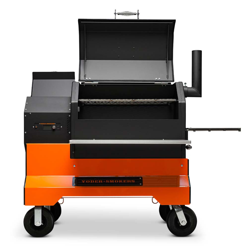Yoder Smokers YS640S Competition Pellet Grill w/ Stainless Steel Shelves Yoder Smokers Chilliwack BBQ Supply