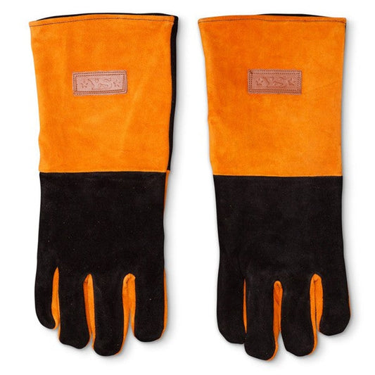 Yoder Smokers Long Leather BBQ Gloves Yoder Smokers Chilliwack BBQ Supply