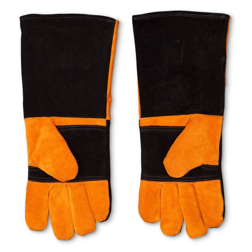 Yoder Smokers Long Leather BBQ Gloves Yoder Smokers Chilliwack BBQ Supply